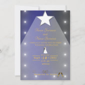 Heller Stern Einladung (Vorderseite)