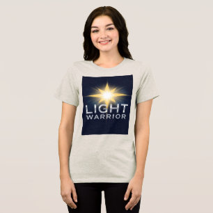 Heller Stern, leuchte, Kriegerin Frauen Tri-Blend Shirt