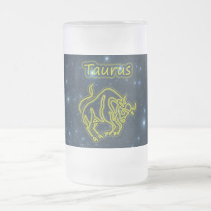 Heller Stier Mattglas Bierglas