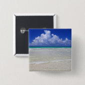 Heller Strand Button (Vorne & Hinten)