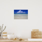Heller Strand Poster (Küche)