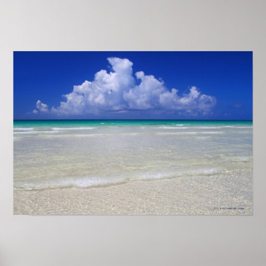 Heller Strand Poster (Vorne)