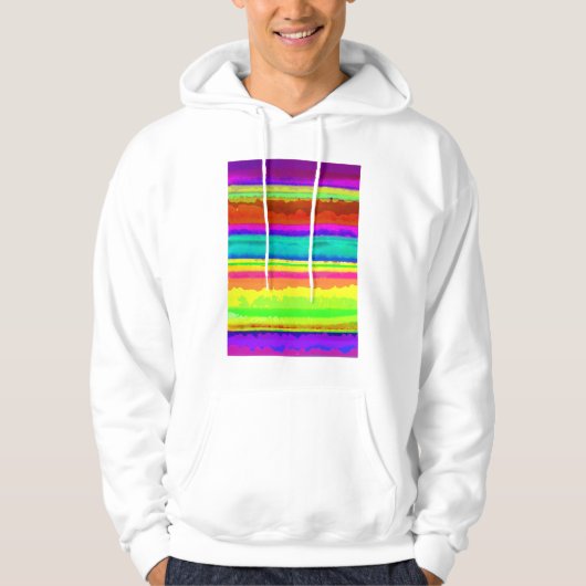 Heller Streifen Hoodie (Vorderseite)