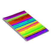 Heller Streifen Notizblock (Rechte Seite)