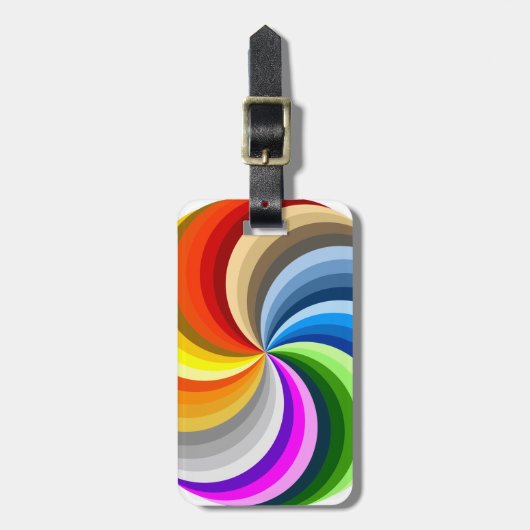 Heller Strudel Gepäckanhänger (Vorderseite vertikal)