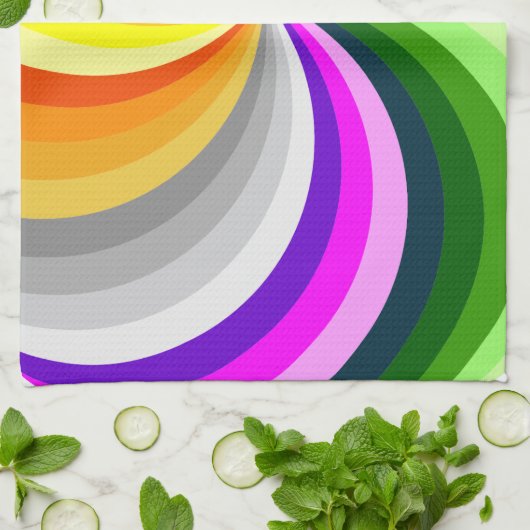 Heller Strudel Küchentuch (Gefaltet)