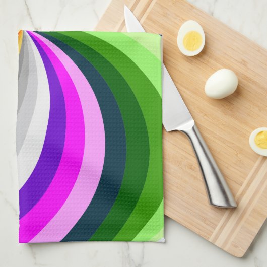 Heller Strudel Küchentuch (Viertel Falte)