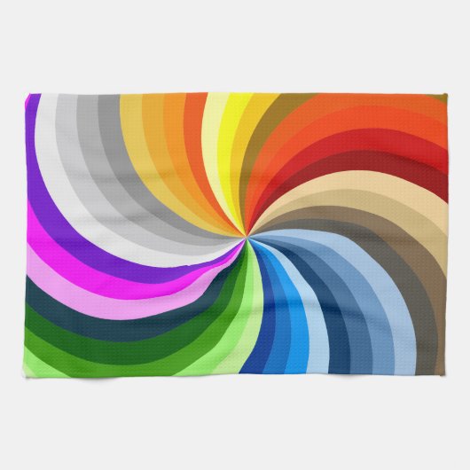 Heller Strudel Küchentuch (Horizontal)