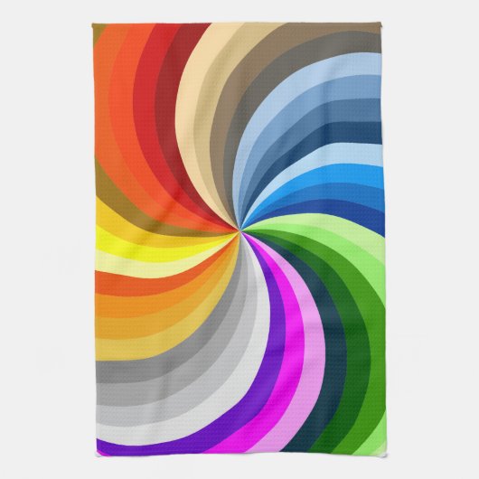 Heller Strudel Küchentuch (Vertikal)