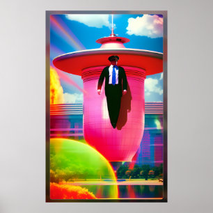 Heller Tag für den Staat der Polizei Poster