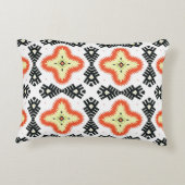 Heller Teppich: Ethnisch-aztekische Ornamente Dekokissen (Rückseite)