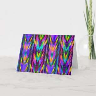 Heller tribaler Chevron Karte