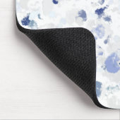 Heller und blauer und grauer Spritzer Mousepad (Ecke)
