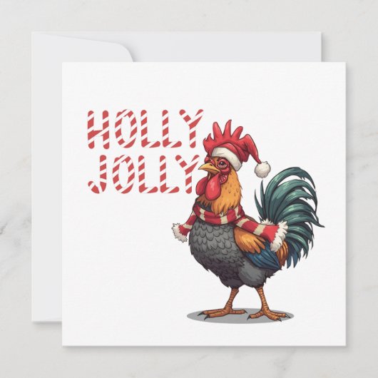 Heller und Festlicher Hahn Weihnachten (Vorderseite)