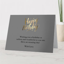 Heller und fröhlicher Geburtstag Karte