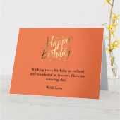 Heller und fröhlicher Geburtstag Karte (Gelbe Blume)