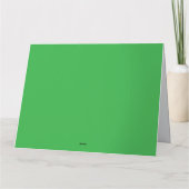 Heller und fröhlicher Geburtstag Karte (Rückseite)