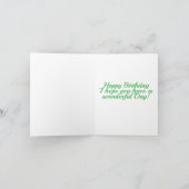 Heller und Niedlicher Igel Geburtstag Karte (Innenseite)