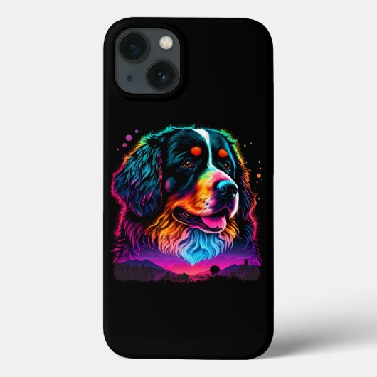 Heller und schöner Berner Hund Case-Mate iPhone Hülle (Rückseite)