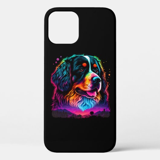Heller und schöner Berner Hund Case-Mate iPhone Hülle (Rückseite)