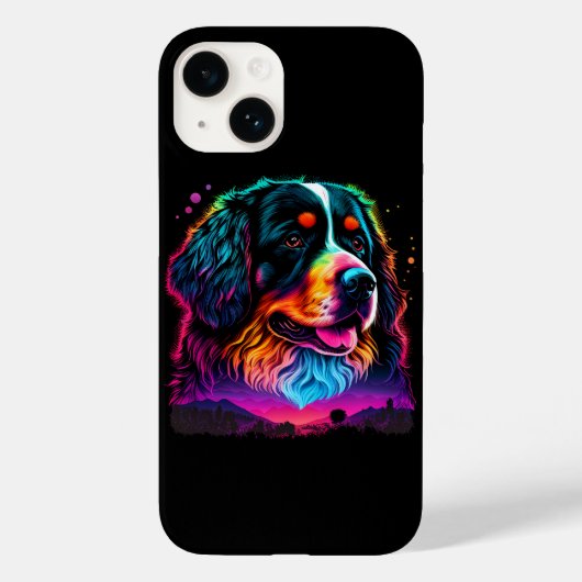 Heller und schöner Berner Hund Case-Mate iPhone Hülle (Rückseite)