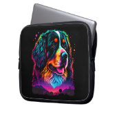 Heller und schöner Berner Hund Laptopschutzhülle (Vorderseite Links)