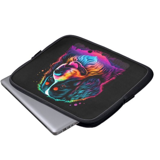 Heller und schöner Berner Hund Laptopschutzhülle (Vorne Knopf)