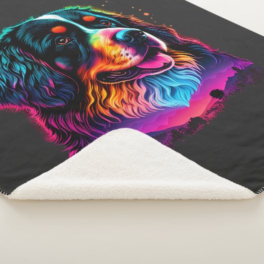 Heller und schöner Berner Hund Sherpadecke (3/4)