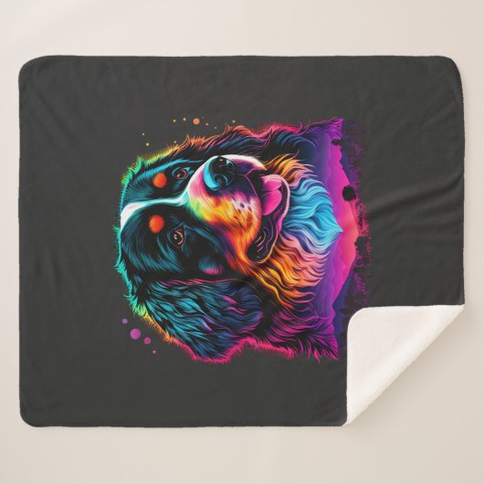 Heller und schöner Berner Hund Sherpadecke (Vorderseite (Horizontal))