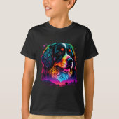 Heller und schöner Berner Hund T-Shirt (Vorderseite)