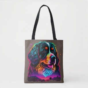 Heller und schöner Berner Hund Tasche