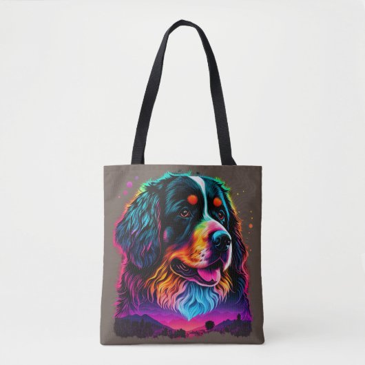 Heller und schöner Berner Hund Tasche (Vorderseite)