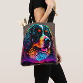 Heller und schöner Berner Hund Tasche (Von Nahem)