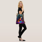Heller und schöner Berner Hund Tasche (Am Model)