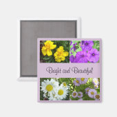 Heller und schöner Gartenschmuck Magnet (Vorderseite/Rückseite)