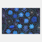 Heller und schöner Hippie Stil Geschenkpapier Set (Vorderseite)