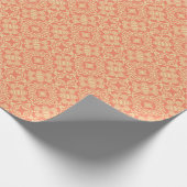 Heller, warmer Hintergrund im Vintagen Stil. Geschenkpapier (Ecke)
