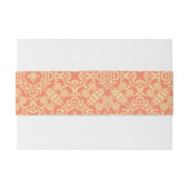 Heller warmer Hintergrund in der Vintagen Art Einladungsbanderole (Rückseitenbeispiel)