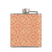 Heller warmer Hintergrund in der Vintagen Art Flachmann (Rückseite)