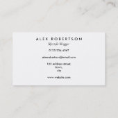 Heller Watercolorregenbogen-Spritzer Visitenkarte (Rückseite)