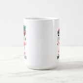 Heller Weihnachtsgeist im Coffee Cup-Design Kaffeetasse (Mittel)