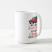 Heller Weihnachtsgeist im Coffee Cup-Design Kaffeetasse (VorderseiteRechts)