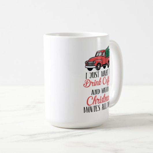 Heller Weihnachtsgeist im Coffee Cup-Design Kaffeetasse (VorderseiteRechts)