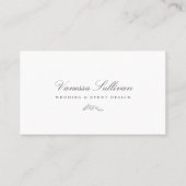 Heller, zarter Blumenzauber Visitenkarte (Vorderseite)