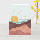 Hellere Tage vor Grußkarte Karte (Gelbe Blume)