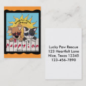 Hellere Tage vor Visitenkarte (Vorne/Hinten)