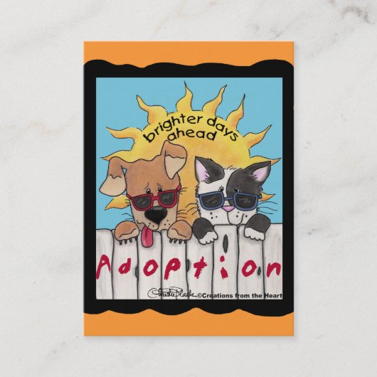 Hellere Tage vor Visitenkarte (Vorderseite)