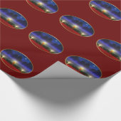 Helleres Visions-WeihnachtsPackpapier Geschenkpapier (Ecke)