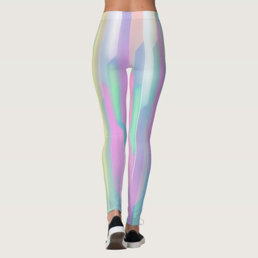 helles abstrakt gefärbt leggings (Rückseite)