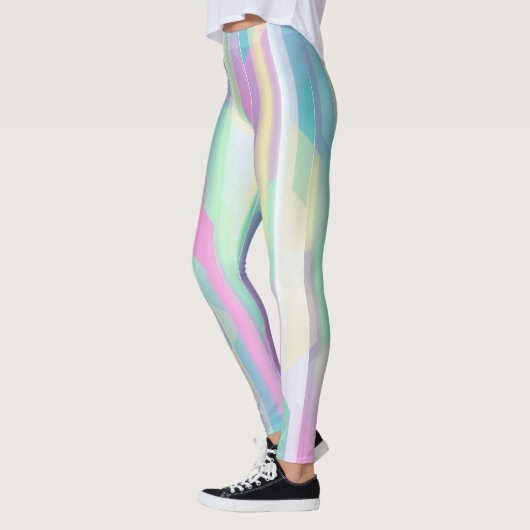 helles abstrakt gefärbt leggings (Links)
